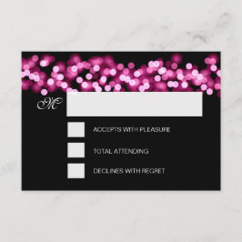 Sweet 16 Birthday UAWG Hollywood Glam Pink RSVP Karte