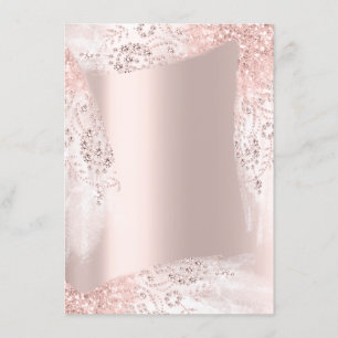 Sweet 16. Brautparty Dress Rose Blush Einladung