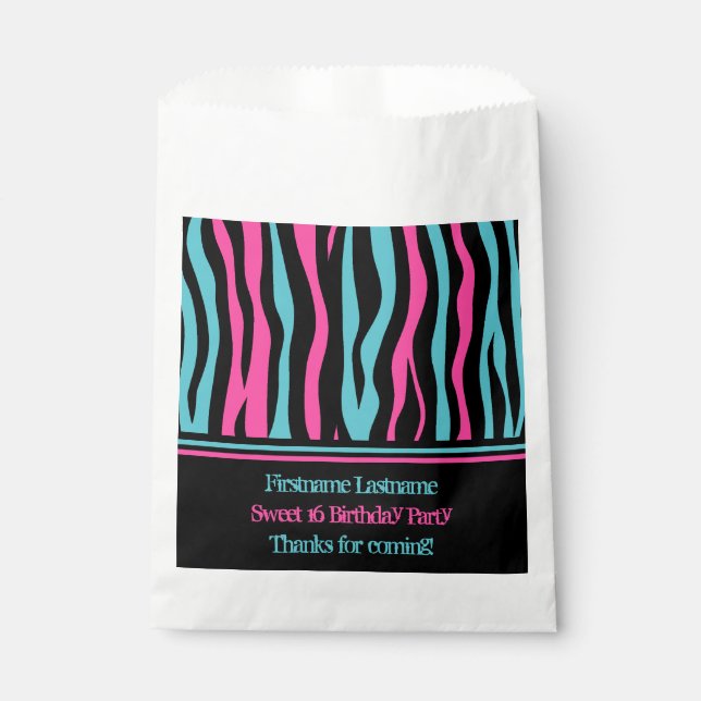 Sweet 16 danke geschenktütchen (Vorderseite)