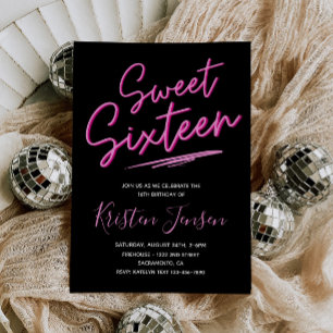 Sweet 16 Einladung   Einladung zum 16. Geburtstag