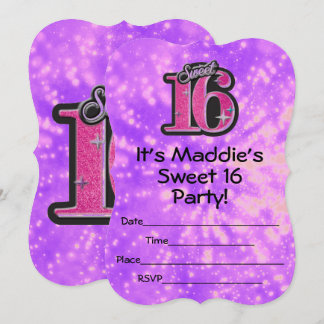 Sweet 16 Einladungen