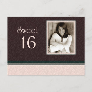 Sweet 16 Foto Einladung