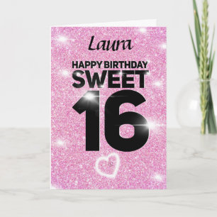 Sweet 16 Geburtstagkarte Karte