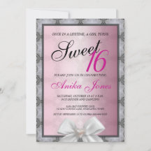 Sweet 16 Geburtstagseinladung