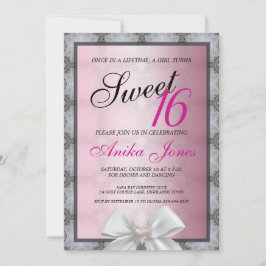 Sweet 16 Geburtstagseinladung Einladung