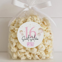 Sweet 16 Geburtstagskleber für Favoriten, Geschenk