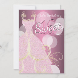 Sweet 16. Geburtstagsparty Einladung