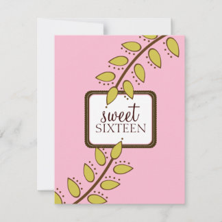 Sweet 16 Geburtstagsparty Einladungen {Boho Chic}