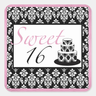Sweet 16 Geburtstagsparty Sticker