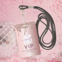 Sweet 16 Glitzer Rose Gold Geburtstag Einladung