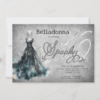 Sweet 16 Halloween Geburtstag Einladung