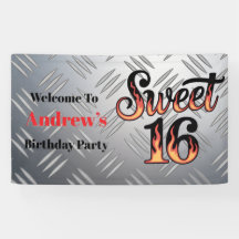 Sweet 16 in Feuerflammen und Silberplatte
