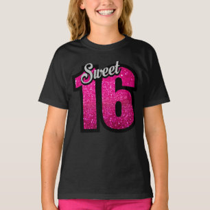 SWEET 16 MÄDCHEN GEBURTSTAG T - Shirt T - Shirt