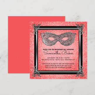 Sweet 16 Masquerade Party | Sweet 16 Geburtstag Einladung