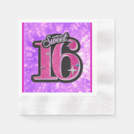 Sweet 16 Napkins Serviette