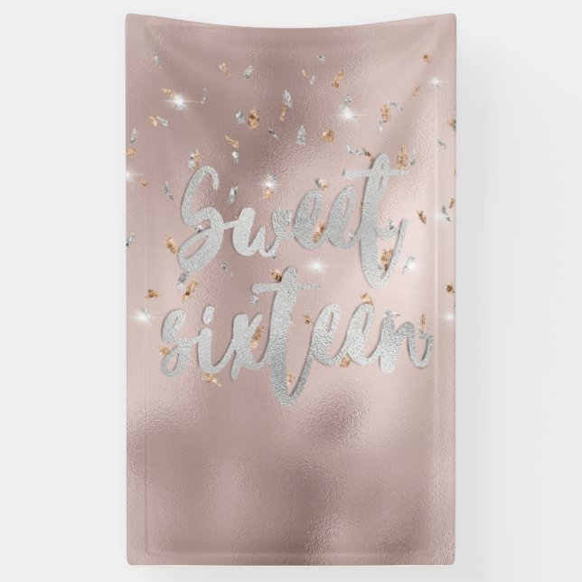 Sweet 16-Party-Banner Banner (Vertikal)