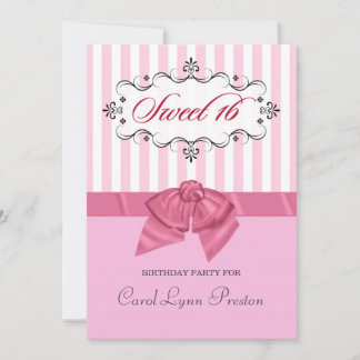 Sweet 16 - Personalisierte Einladungen zur Geburts