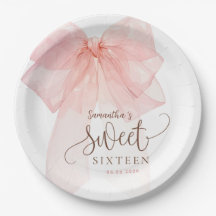 Sweet 16 Rosa Schleifen Geburtstagsfeier