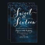 SWEET 16 Sechzehn Celestial Starry Blue Sky Party Einladung<br><div class="desc">SWEET 16 Sechzehn Celestial Starry Blue Sky Party Einladung. Passen Sie beide Seiten an,  egal wie Sie gewollt haben,  für jedes Ereignis.</div>