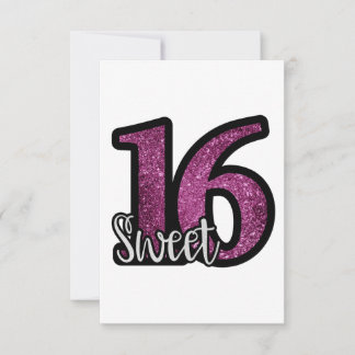 Sweet 16 Sechzehn Feier