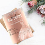 Sweet 16 Sechzehn Geburtstagsparty Dress Diamonds Einladung<br><div class="desc">Dieses Design kann in dem Bereich personalisiert werden, der durch das Ändern des Fotos und/oder Textes zur Verfügung gestellt wird. Sie können auch angepasst werden, indem Sie auf Vorlage personalisieren klicken und dann auf die Schaltfläche klicken, um weitere Optionen anzupassen, um die Hintergrundfarbe zu löschen oder zu ändern, Text hinzuzufügen,...</div>