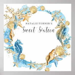 Sweet 16 Signature Message Board Poster