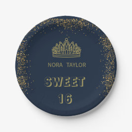 "Sweet 16 Soirée: Glam, Glitz und Gute Zeiten!" Pappteller