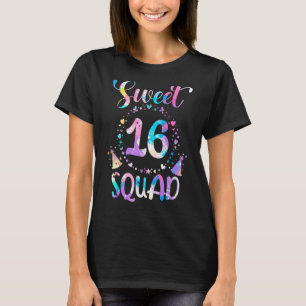 Sweet 16 Squad Girl Teen 16. Geburtstag T T-Shirt