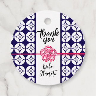 Sweet 16 Sushi party 花菱七宝紋 Hanabishi Shippo Geschenkanhänger