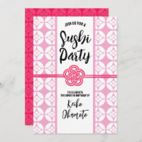 Sweet 16 Sushi Party 花 菱 七 宝 Hanabishi Shippo 紋