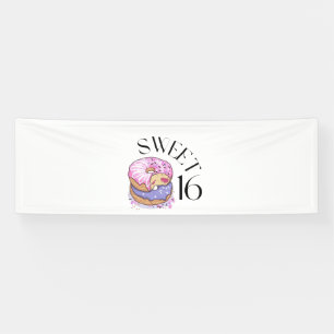 Sweet 16 Vinyl Banner 2,5x8