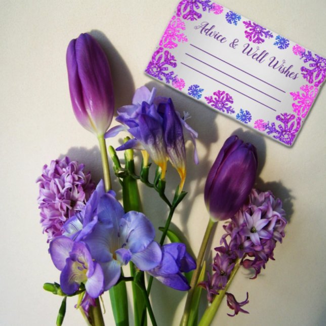 Sweet 16 Winter Snowflake Geburtstag Hinweiskarte (Von Creator hochgeladen)