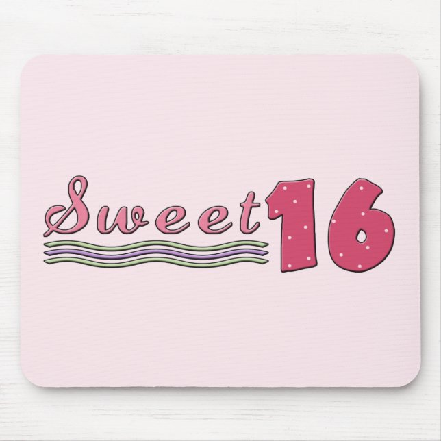 Sweet 16Mousepad Mousepad (Vorne)