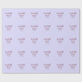 Sweet 16th birthday purple pastel mauve retro name geschenkpapier