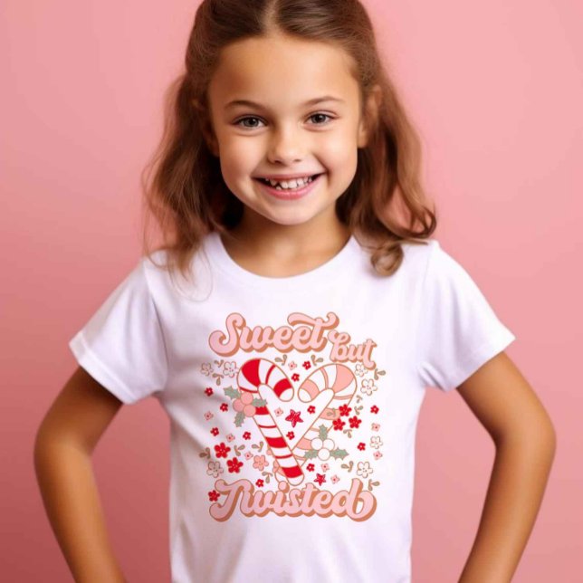 Sweet aber gefickt Candy Cane Weihnachten T-Shirt (Von Creator hochgeladen)