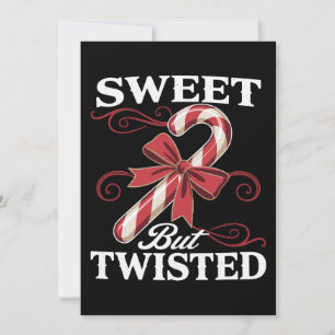 Sweet aber gefickt Candy Cane Weihnachtsfeiertag Feiertagskarte