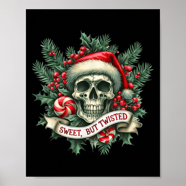 Sweet aber gefickt Candy Retro Skeleton Skeleton S Poster (Vorne)