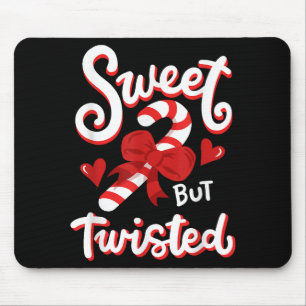 Sweet aber gefickt Funny Weihnachts Candy Cane Xma Mousepad