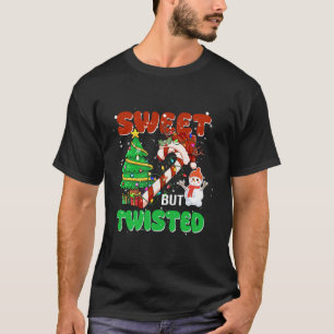Sweet aber gefickt Funny Weihnachts Candy Cane Xma T-Shirt