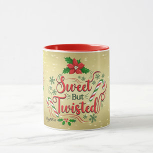 Sweet aber gezwitschert Weihnachts-Tasse Tasse