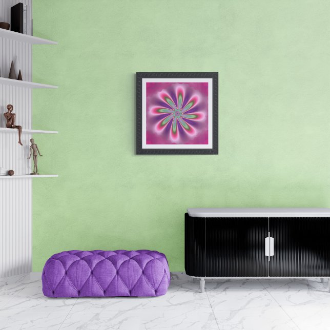 Sweet Abstrakt Blume Fraktal Poster (Von Creator hochgeladen)