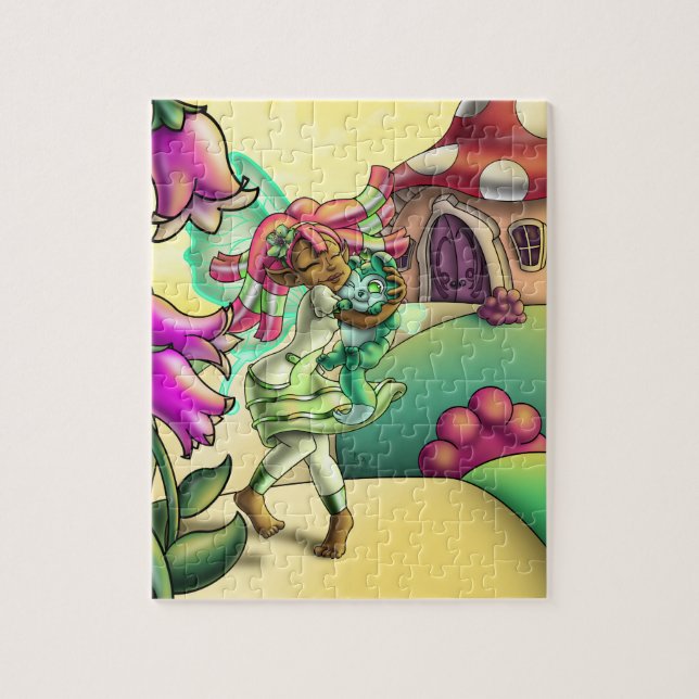 Sweet African American Fairy Puzzle (Vertikal)