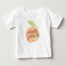 Sweet als Peach Kleinkind Shirt