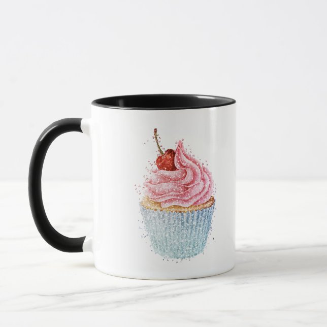 Sweet and Glitter Cupcake Tasse (Links)