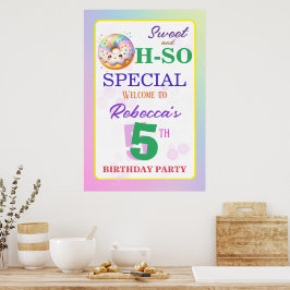 Sweet and Oh-So Special Geburtstag Doughnut Poster