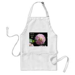 Sweet Apple Pie! Schürze Pink Dahlia Blume Blumens