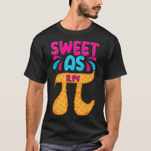 Sweet As 3.14 Pie Funny Pi Day Mathe Teacher Boys T-Shirt