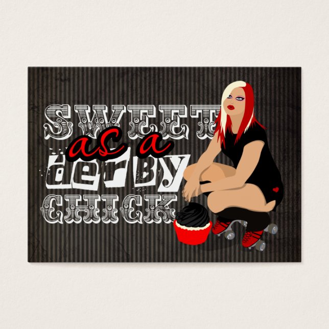 Sweet as a Derby Chick Mini Mitteilungskarten (Vorderseite)