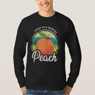 Sweet as a Georgia Peach Funny GA Peach Staat 1 T-Shirt