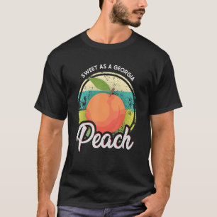 Sweet as a Georgia Peach Funny GA Peach Staat 1 T-Shirt
